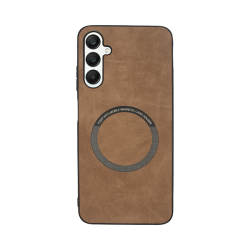 Vivid Magsafe Wooden Pattern Case Samsung Galaxy A25 5G Brown