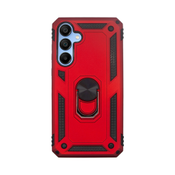 Vivid Ring Rugged Armor Case Samsung Galaxy A15 4G/5G Red