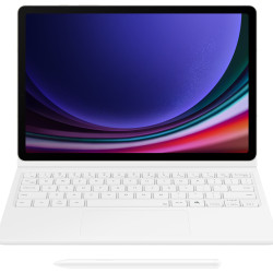 Samsung Book Cover Keyboard Galaxy Tab S9/S9 FE/S10 FE/S10 Lite White