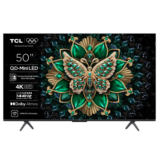 TCL 50C6K 4K QD-Mini LED 144Hz TV (2025)