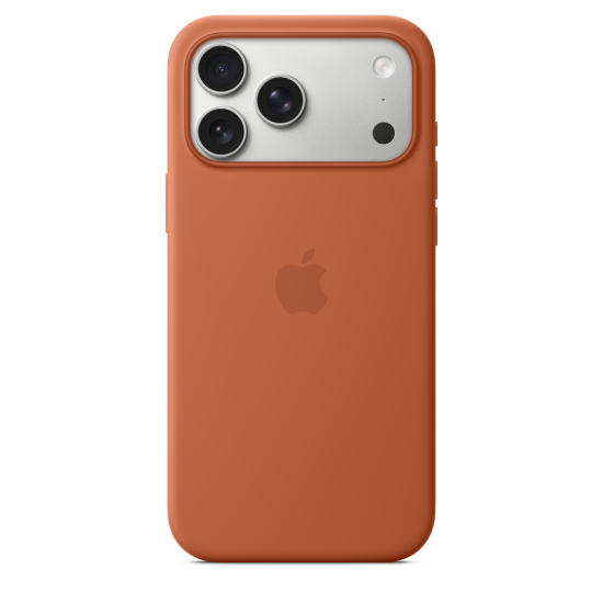 Apple iPhone 17 Pro Max Silicone Case with MagSafe Terra Cotta