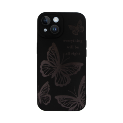 Vivid Silicone Case Apple iPhone 14 Butterfly