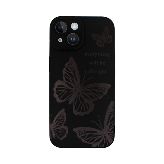 Vivid Silicone Case Apple iPhone 14 Butterfly
