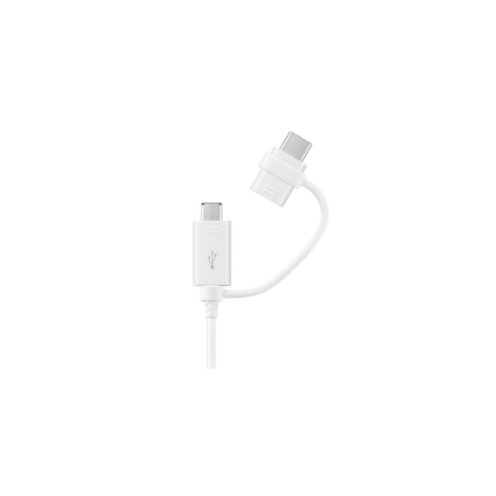 Samsung Combo Cable Type-C & Micro Usb White