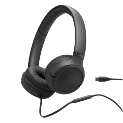 JBL USB-C Wired Headphones Tune 530C Black