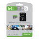 PNY Elite microSDXC UHS-I Class 10 U1 64GB With SD Adapter PNY Elite microSDXC UHS-I Class 10 U1 64GB With SD Adapter