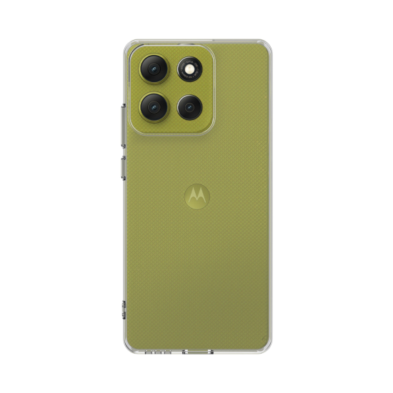 Vivid Set TPU Clear Case + Full Face Tempered Glass Moto G86 5G