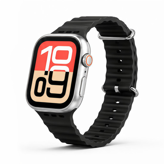 Vivid Watch Strap Silicone WB01 (49/45/44/42mm) Black Vivid Watch Strap Silicone WB01 (49/45/44/42mm) Black