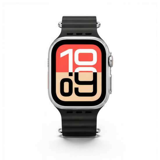 Vivid Watch Strap Silicone WB01 (49/45/44/42mm) Black Vivid Watch Strap Silicone WB01 (49/45/44/42mm) Black