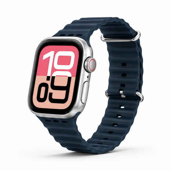 Vivid Watch Strap Silicone WB01 (49/45/44/42mm) Night Blue Vivid Watch Strap Silicone WB01 (49/45/44/42mm) Night Blue