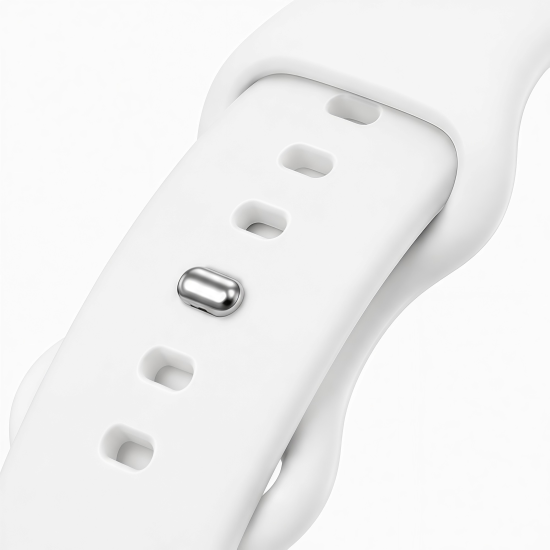 Vivid Watch Strap Silicone WB02 (49/45/44/42mm) White Vivid Watch Strap Silicone WB02 (49/45/44/42mm) White