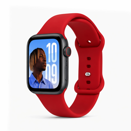 Vivid Watch Strap Silicone WB02 (49/45/44/42mm) Red Vivid Watch Strap Silicone WB02 (49/45/44/42mm) Red