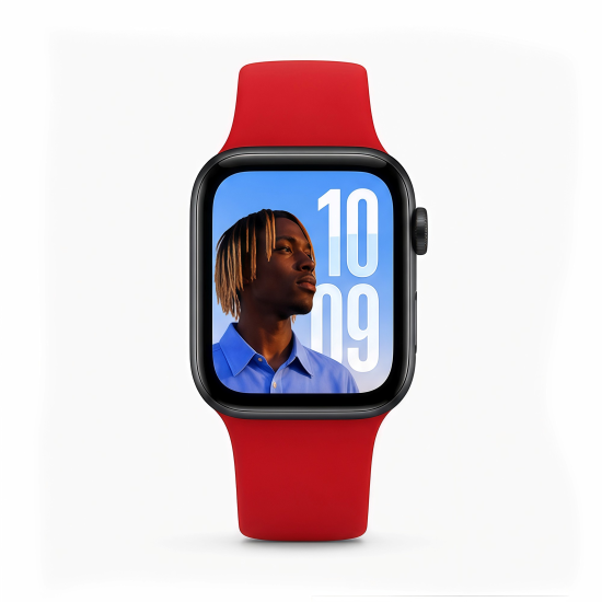 Vivid Watch Strap Silicone WB02 (49/45/44/42mm) Red Vivid Watch Strap Silicone WB02 (49/45/44/42mm) Red