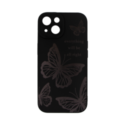 Vivid Silicone Case Apple iPhone 15 Plus Butterfly