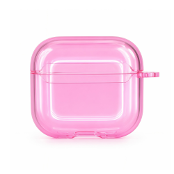 Vivid Airpods TPU Case With Holder Apple AirPods 4/4 Anc Pink Vivid Airpods TPU Case With Holder Apple AirPods 4/4 Anc Pink