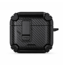 Vivid Airpods Magnetic Holder TPU Case Apple AirPods 4/4 Anc Black Grey Vivid Airpods Magnetic Holder TPU Case Apple AirPods 4/4 Anc Black Grey
