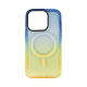 Vivid Magsafe Silicone Case Apple iPhone 14 Pro Max Blue/Orange