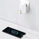 Baseus Travel Charger GaN2 Pro 2xType-C/2xUSB 100W + Cable Type-C 100W White