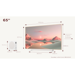 TCL 65A300 PRO NXTVISION PRO QLED TV with 3.1.2 Wireless SoundBar and Subwoofer (2024)