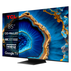 TCL 85C805 4K Mini-LED 144hz TV with QLED, Google TV and Game Master Pro 2.0 (2023)