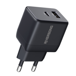 Riversong Travel Adapter PowerKub G20 Pro Dual USB Black