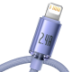 Baseus Crystal Shine Series Cable USB to Lightning 2.4A 1.2m Lilac Baseus Crystal Shine Series Cable USB to Lightning 2.4A 1.2m Lilac