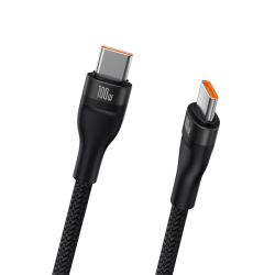 Baseus Flash Series II 1 to 2 Fast Charging Cable Type-C to C+C 100W 1.5m Black Baseus Flash Series II 1 to 2 Fast Charging Cable Type-C to C+C 100W 1.5m Black