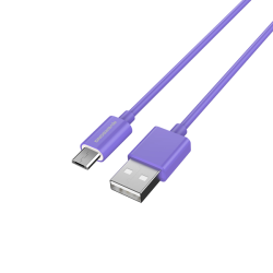 Riversong Cable USB to Micro USB 3A Lotus 08 1.2m Purple