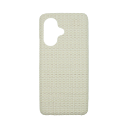 Vivid Woven Pattern Case Redmi 13C Beige