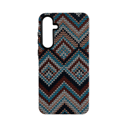 Vivid Ethnic Style Case Samsung Galaxy A55 5G Blue/Purple