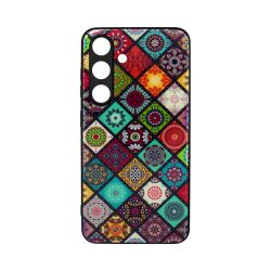 Vivid Ethnic Style Case Samsung Galaxy S24+ Red