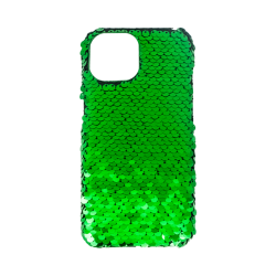 Vivid Sequin Case Apple iPhone 15 Green