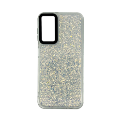 Vivid Glitter Shine Case Samsung Galaxy A05s Silver
