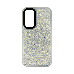 Vivid Glitter Shine Case Samsung Galaxy A14 4G/5G Silver