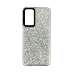 Vivid Glitter Shine Case Samsung Galaxy A15 4G/5G Silver