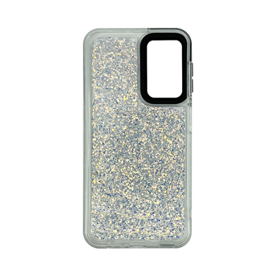 Vivid Glitter Shine Case Samsung Galaxy A25 5G Silver Vivid Glitter Shine Case Samsung Galaxy A25 5G Silver
