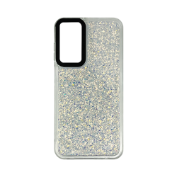 Vivid Glitter Shine Case Samsung Galaxy A54 5G Silver