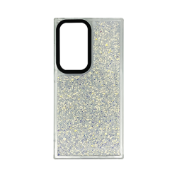 Vivid Glitter Shine Case Samsung Galaxy S24 Ultra Silver