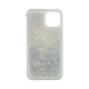 Vivid Liquid Glitter Case Apple iPhone 15 Silver