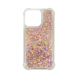Vivid Liquid Glitter Case Apple iPhone 13 Pro Rose Gold