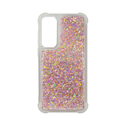 Vivid Liquid Glitter Case Samsung Galaxy A15 4G/5G Rose Gold