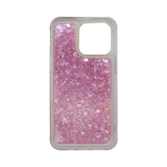 Vivid Liquid Glitter Case Apple iPhone 15 Pro Max Pink Vivid Liquid Glitter Case Apple iPhone 15 Pro Max Pink