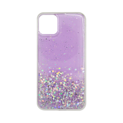Vivid Liquid Glitter Case Apple iPhone 15 Plus Purple/Multicolor