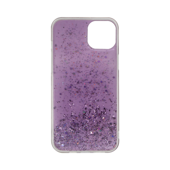 Vivid Liquid Glitter Case Apple iPhone 15 Plus Purple/Multicolor