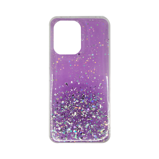 Vivid Liquid Glitter Case Redmi Note 13 Pro/Poco X6 5G Purple/Multicolor