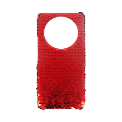 Vivid Sequin Case Redmi A3 Red