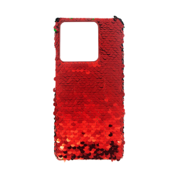 Vivid Sequin Case Redmi Note 13 5G Red