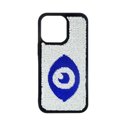 Vivid Sequin Case Apple iPhone 13 Pro Silver/Blue