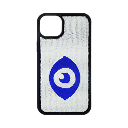 Vivid Sequin Case Apple iPhone 15 Plus Silver/Blue