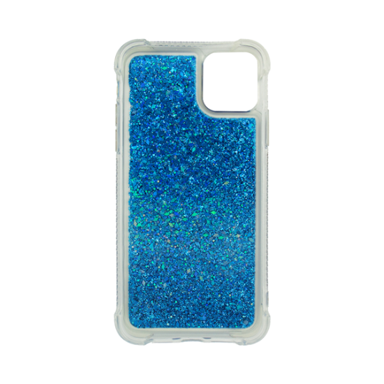 Vivid Liquid Glitter Case Apple iPhone 11 Blue Vivid Liquid Glitter Case Apple iPhone 11 Blue
